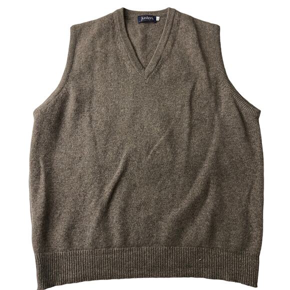 Justers Mens Vintage Wool Sweater Vest Size Large - Picture 1 of 7